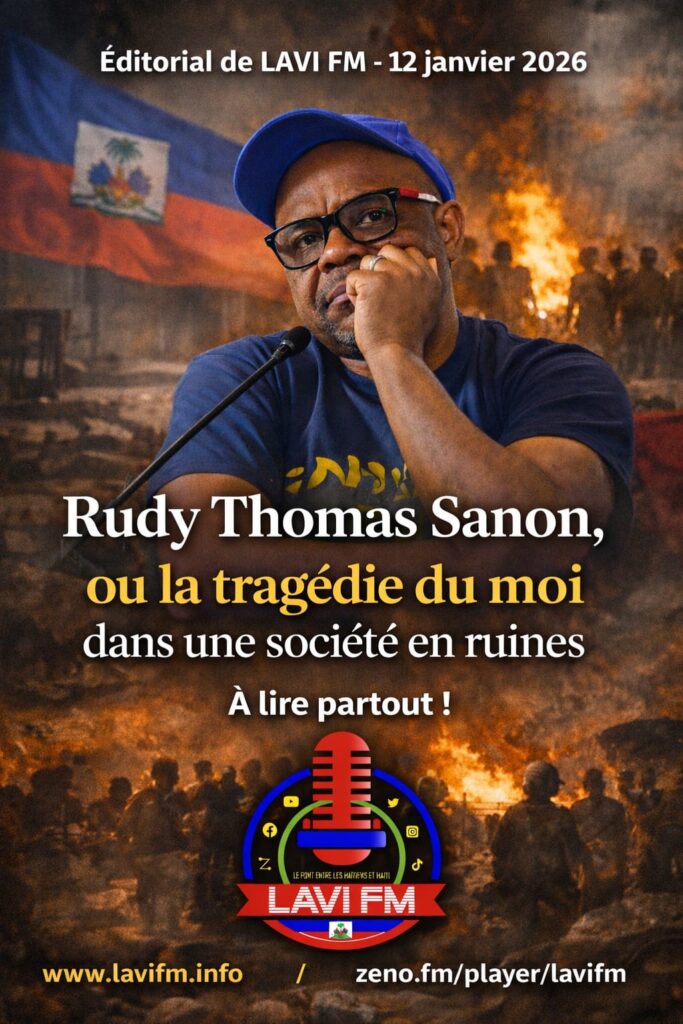 Thomas Rudy Rudy Thomas Sanon, ou la tragédie du moi dans une société en ruines